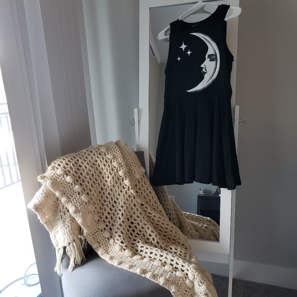 Black Moon Skater Dress M